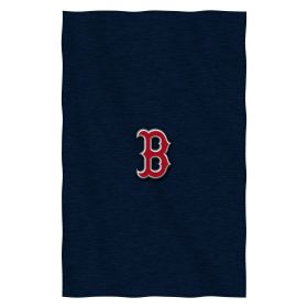 Red Sox OFFICIAL MLB "Dominate" Sweatshirt Throw Blanket; 54" x 84"