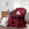 OKLAHOMA OFFICIAL NCAA "Digitize" Raschel Throw Blanket; 60" x 80"