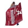 ALABAMA OFFICIAL NCAA "Digitize" Raschel Throw Blanket; 60" x 80"